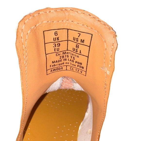 Dr Martens 2976 White Leather Chelsea Boots - Picture 4 of 6